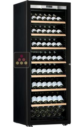 Single temperature wine ageing or service cabinet - Full Glass door - Inclined bottles - Left hinged