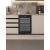 Dual temperature dark inox built in wine service cabinet - 78cm door