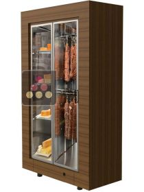 Freestanding cheese and delicatessen cabinet for storage or service CALICE DESIGN