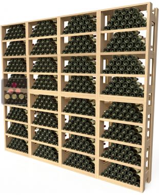 Wooden storage rack for 576 bottles VISIORACK