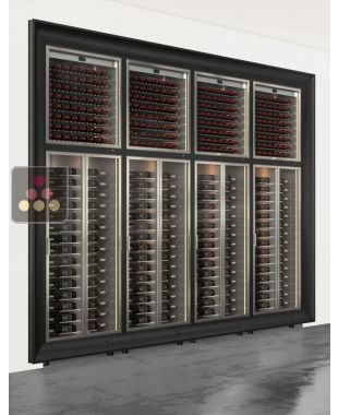 Combination of 8 built in modular multi purpose wine cabinets CALICE DESIGN