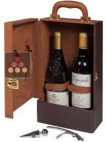 Wine waiter set with 2 bottles CLIMADIFF