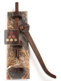 Stone and wooden wall corkscrew IT'S STONE