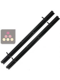 Set of 2 sliding rails for 1 shelf compatible with PRESTIGE 2015 range La SOMMELIERE