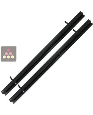 Set of 2 sliding rails for 1 shelf compatible with PRESTIGE 2015 range La SOMMELIERE