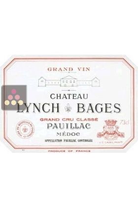 Red Wine Lynch Bages - Pauillac - 5&deg; Cru Class&eacute; - 2008 0.375 L