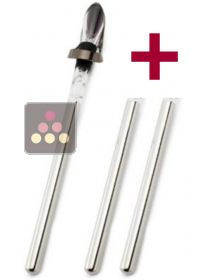 Cooler for 1 bottle with pouring spout Vinoice + 2 Chill rod OENOPRO