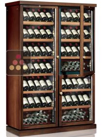 Combined 3 Single temperature wine service or storage cabinets CALICE