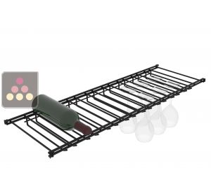 Glasses Rack shelf for modular storage Architecture Intérieure du Vin - Width 90cm ARCHITECTURE INTERIEURE DU VIN
