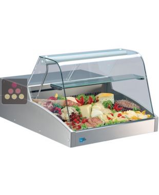 Refrigerated Counter Display Case for Cheese,Meats, cold cuts and fresh produce TECNOX