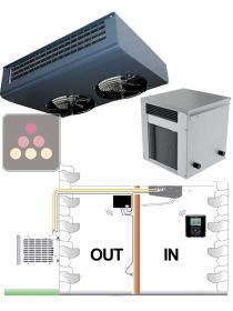 Air conditioner for natural wine cellar up to 48m3 - with humidity control FRIAX