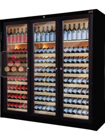 Triple temperature contemporary wine cabinets  ELLEMME