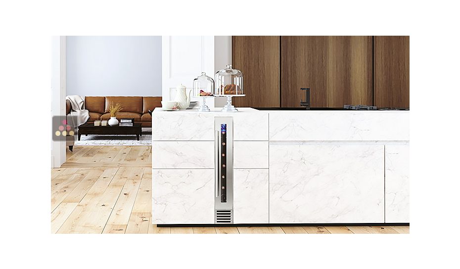 Single temperature built in wine service cabinet