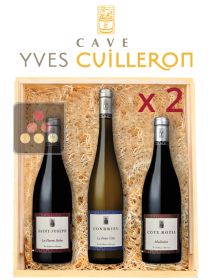 6 bottles of wine - Yves Cuilleron : St Joseph, Condrieu, Côte Rôtie  Sélection Vin
