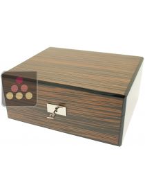 Cigar humidor with ebony finishing Ma Cave à Cigares