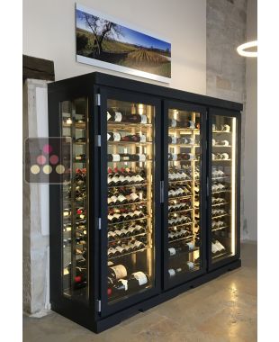 Single temperature air conditioned refrigerated display cabinet - left side Ma Cave à Vin