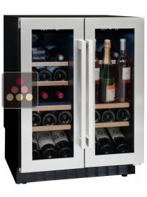 Dual temperature wine service cabinet AVINTAGE