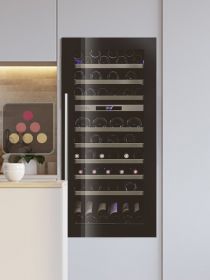 Dual temperature built in wine cabinet for service LE CHAI