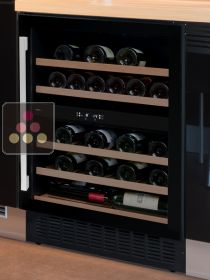 Dual temperature built-in wine cabinet for storage and/or service AVINTAGE