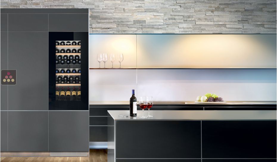 Multi-purpose wine cabinet for storage and service - can be fitted
