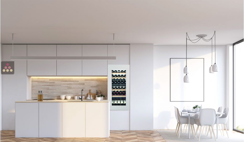 Multi-purpose wine cabinet for storage and service - can be fitted
