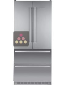 Combined fridge, freezer, ice maker & Biofresh zone LIEBHERR