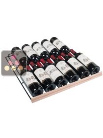 Steel wire storage shelf with wooden front for Climadiff Wine Cabinet CLIMADIFF