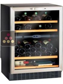 Dual temperature built in under counter wine storage and service cabinet CLIMADIFF