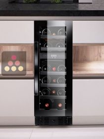 Dual temperature built in wine cabinet for storage and/or service DOMETIC