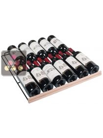 Steel wire storage shelf with wooden front  CLIMADIFF