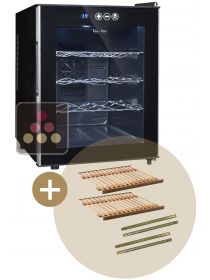 2 sliding shelves + wine cooling cabinet VIN sur VIN