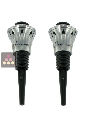 Pourers for wine preservation system