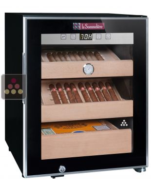 Single Temperature Cigar Humidor with ajustable humidity La SOMMELIERE