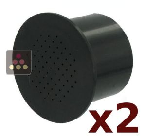 Set of 2 active carbon filters for CLIMADIFF wine cabinets
 CLIMADIFF
