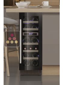 Dual temperature built in wine cabinet for service LE CHAI