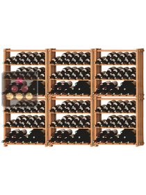 Set of 6 modular beechwood racks for 261 bottles Ma Cave à Vin