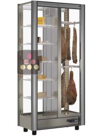 4-sided refrigerated display cabinet unit for cheeses and delicatessen storage CALICE DESIGN