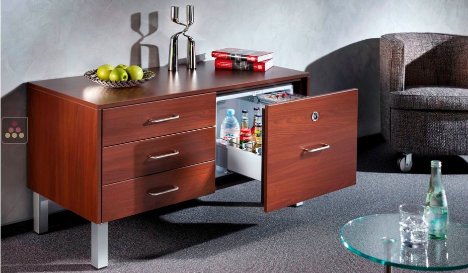 Built-in silent drawer mini-bar 45L