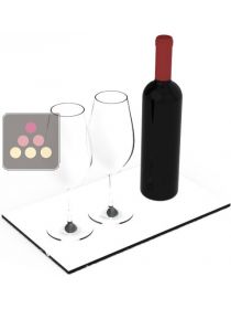 Adjustable tempered glass shelf for Calice Design low depth display case CALICE DESIGN