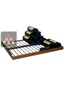 Sliding shelf with door label on front right VINOSAFE