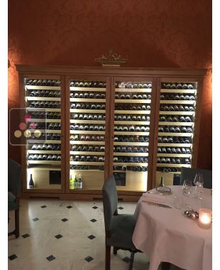 Triple temperature wine cabinet for storage and/or service  Ma Cave à Vin