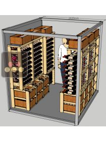 Single Temperature Ageing Wine Cellar for 550 bottles FRIAX