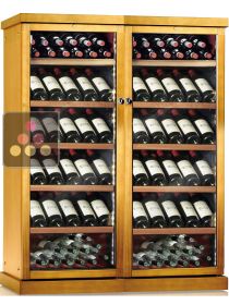 Combined 2 Single temperature wine service or storage cabinets CALICE