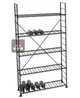 Modular metallic storage unit 238 bottles - H170cm ARCHITECTURE INTERIEURE DU VIN