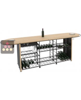 Solid hardwood top  ARCHITECTURE INTERIEURE DU VIN