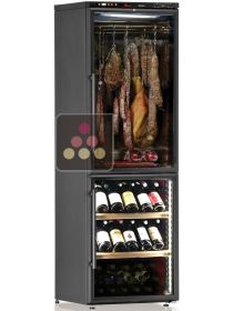 Combined wine service, cold meat and cheese cabinet CALICE