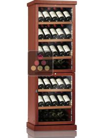 Combined 2 Single temperature wine storage or service cabinets CALICE