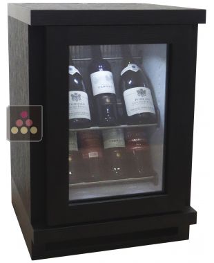 Silent mini-winebar with customized wood coating for 8 bottles - Exhibition Model WINEBAR