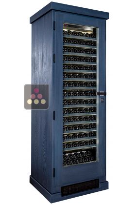 Secured Single temperature wine storage and service cabinet
