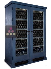 Secured 2 temperatures wine storage and service cabinet Ma Cave à Vin